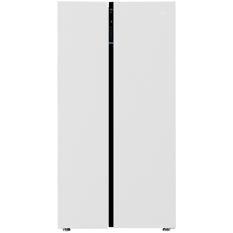 倍科(beko)581L对开门冰箱 欧洲原装进口 蓝光养鲜 风冷无霜 GN163120ZIW