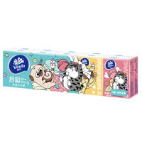 维达手帕纸3层8片棉柔便携小包纸可爱萌猫图案包装1条10包