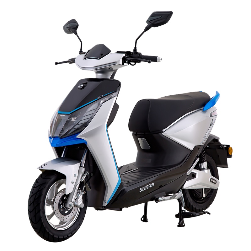 新日电动车 高端智能电动摩托车 K3 踏板电瓶车 48V24A锂电池双人豪华城市运动款