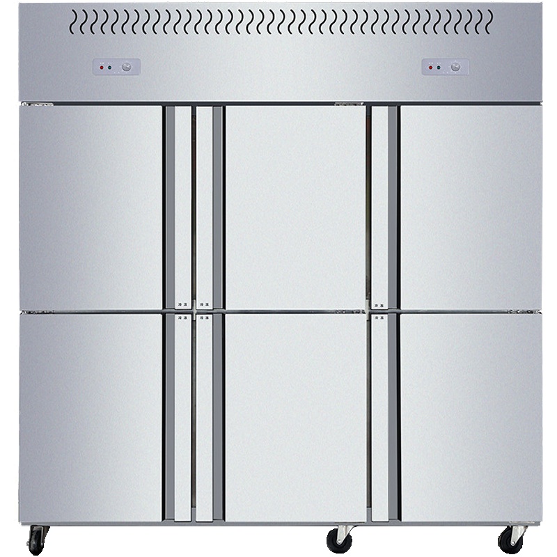 星星(XINGX)1300升商用立式冷柜六门 厨房冰箱 冰柜 商用冷藏冷冻保鲜柜 机械控 BCD-1300E