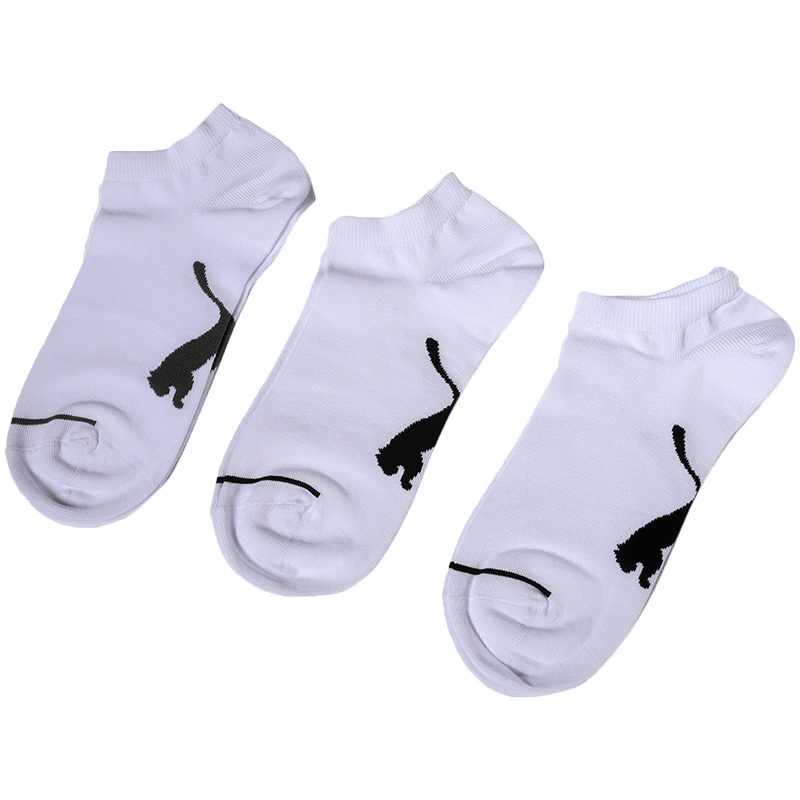 【自营】PUMA彪马男袜女袜袜子运动配件三双装低帮运动袜907009