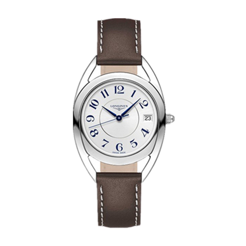 【预售款】浪琴(Longines)瑞士品牌名表马术系列简约皮带精致小巧时尚女士石英表L6.138.4.73.2女士石英表