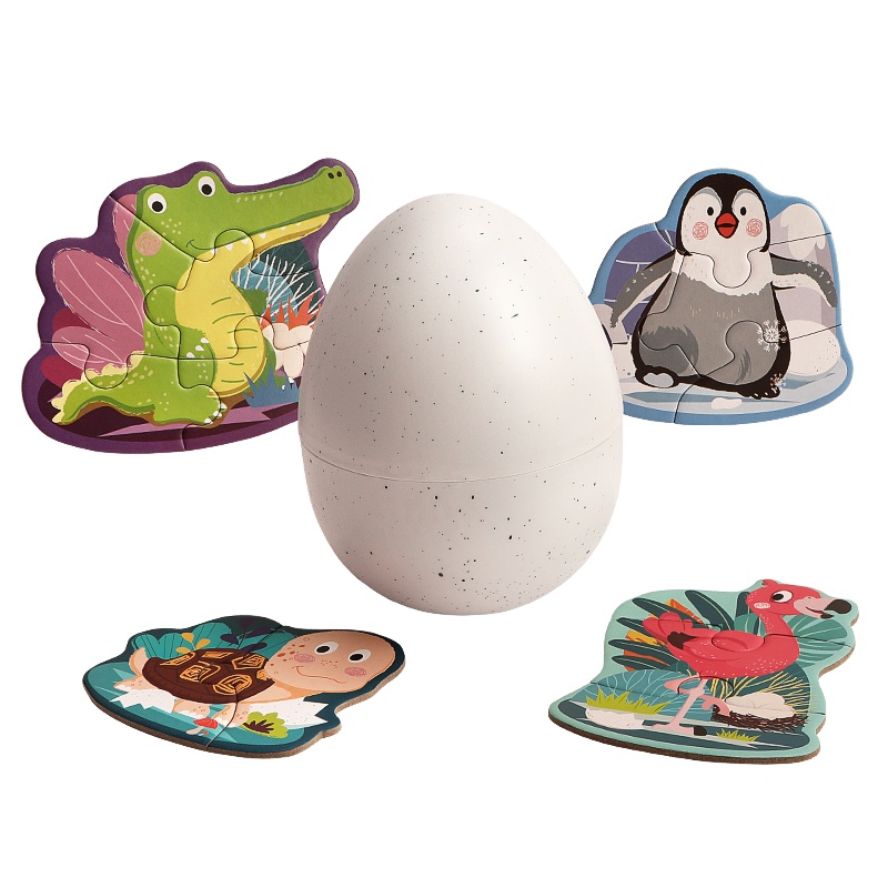 Topbright特宝儿野生世界动物认知拼插拼图120458