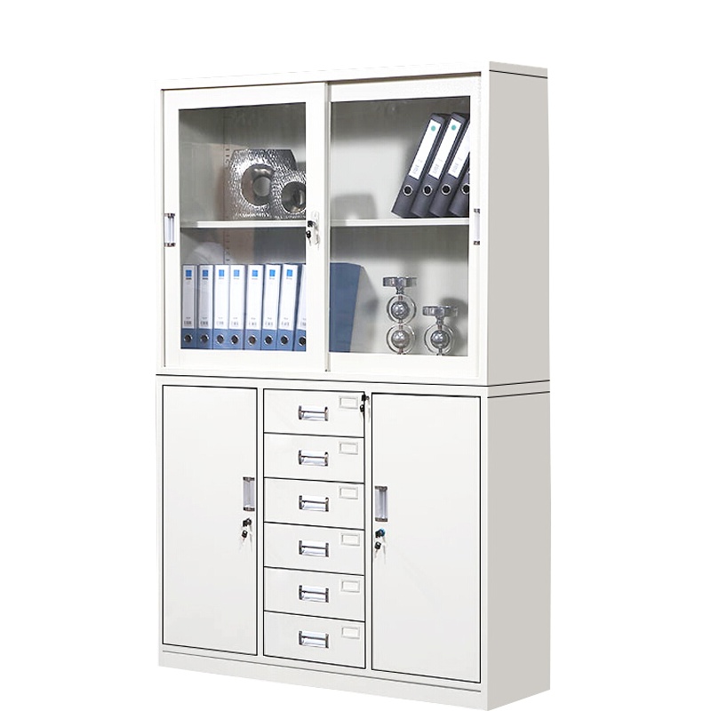 卓澳(ZHUOAO)办公家具钢制办公铁皮资料档案柜宽中六文件柜