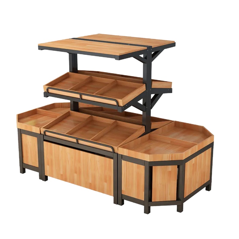 超市水果蔬菜货架展示架便利店水果架多功能菜架万能堆头货架多层