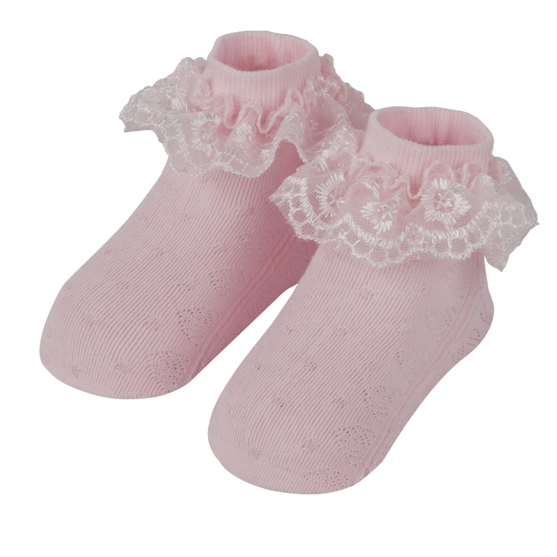 萝卜探长儿童袜春夏秋款1双装花边袜公主女童学生袜1-7岁R9H118