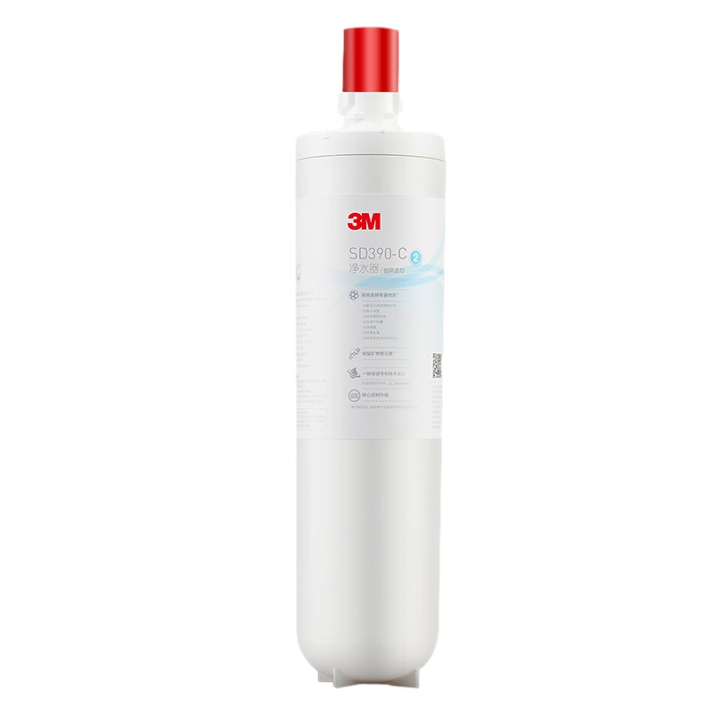 3M家用净水器0废水直饮智能矿物质2.6升大流量净水机 SD390滤芯