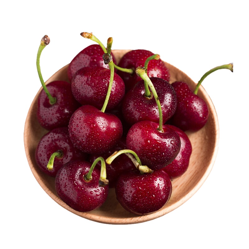 [五个农民]智利进口原箱santina桑提娜JJJ级车厘子2500g红宝石樱桃新鲜水果顺丰空运