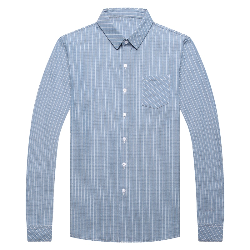 卡帝乐鳄鱼(CARTELO)长袖衬衫男韩版潮流袖衬衣男休闲百搭衬衫