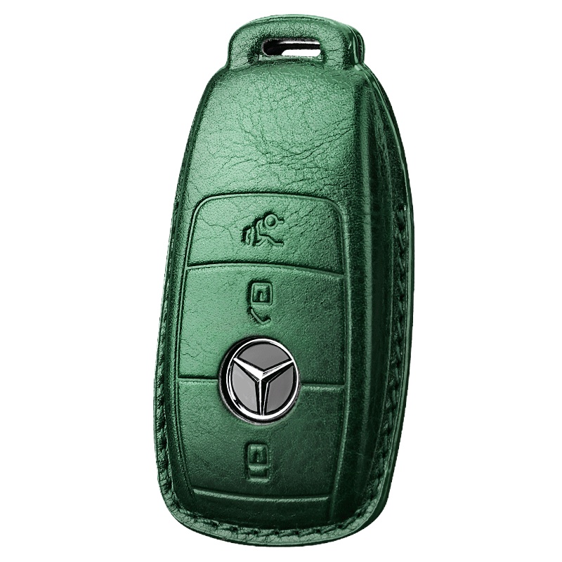 传枫 汽车钥匙包glc260钥匙扣真皮钥匙套奔驰GLE350 GLC300 GLE450 A180 A200