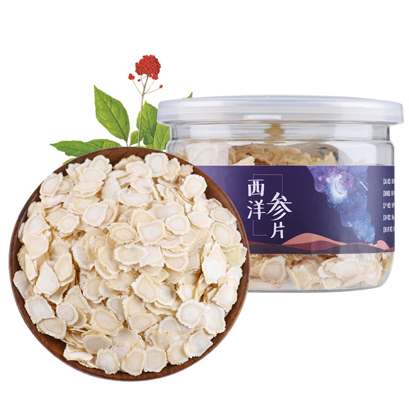 [苏宁自营]春海堂 西洋参切片 软支片 50g 0.8-1.0cm 人参片