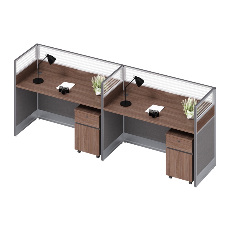 科朔 办公桌职员桌 员工桌 板式屏风桌 两人位 KS-06L3035