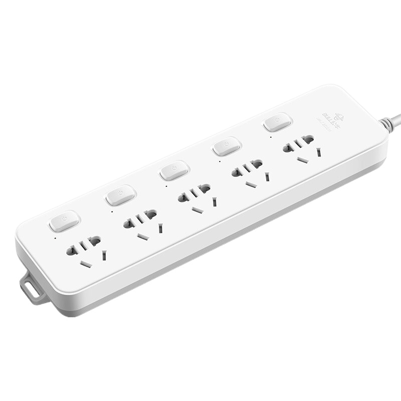 BULL公牛 GN-312 超功率保护10A插座 5位分控5开充电器插座(全长3米) 2个起订 单个价格