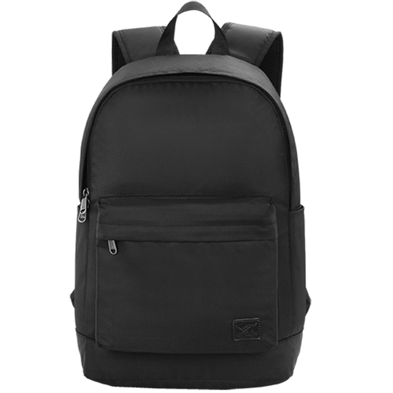 七匹狼(SEPTWOLVES)男士双肩包超轻背包多袋轻便男背包防水出游中性男包 WA120197-01 黑色