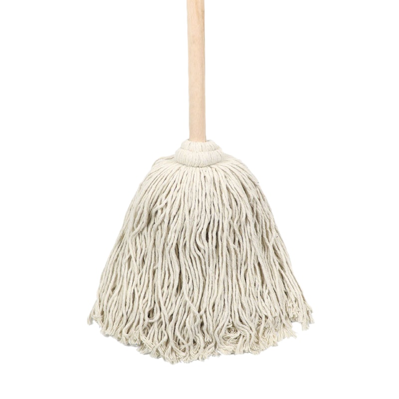 大千 拧水拖把老式普通家用圆头全棉线吸水墩布毛巾布条 地拖