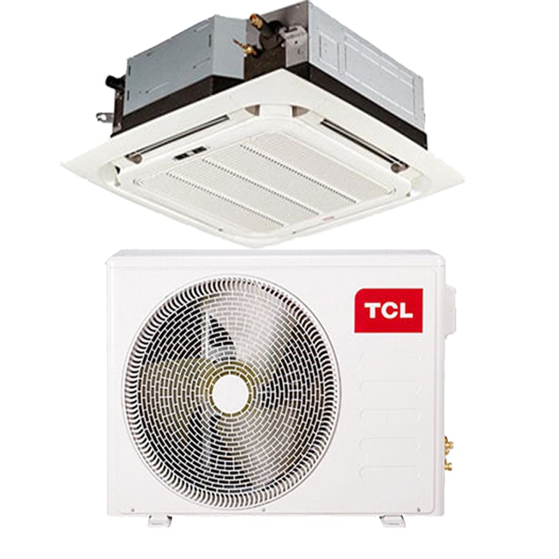 TCL 天花机 3匹单冷一拖一6年包修 办公/店铺商用中央空调 嵌入室内吸顶机 超薄 KF-72Q8W/Y-E3