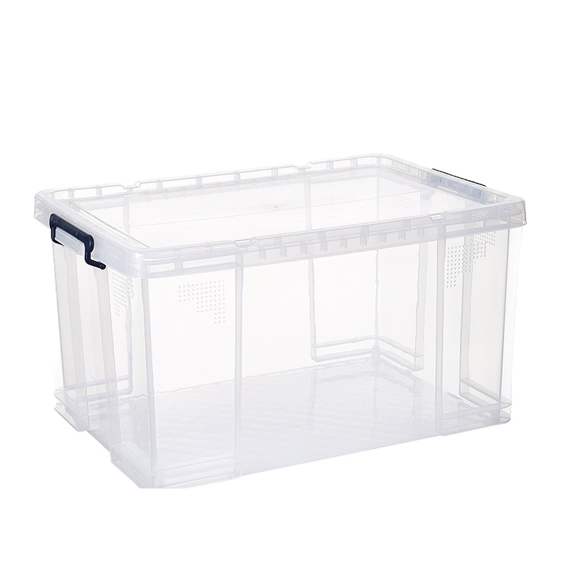 万事乐613整理箱透明加厚衣物整理箱玩具储物箱