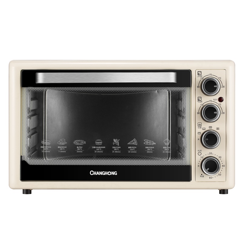 长虹(CHANGHONG)电烤箱 CKX-32G01 电烤箱家用烘焙多功能烤箱360°烤叉32L 四层烤位