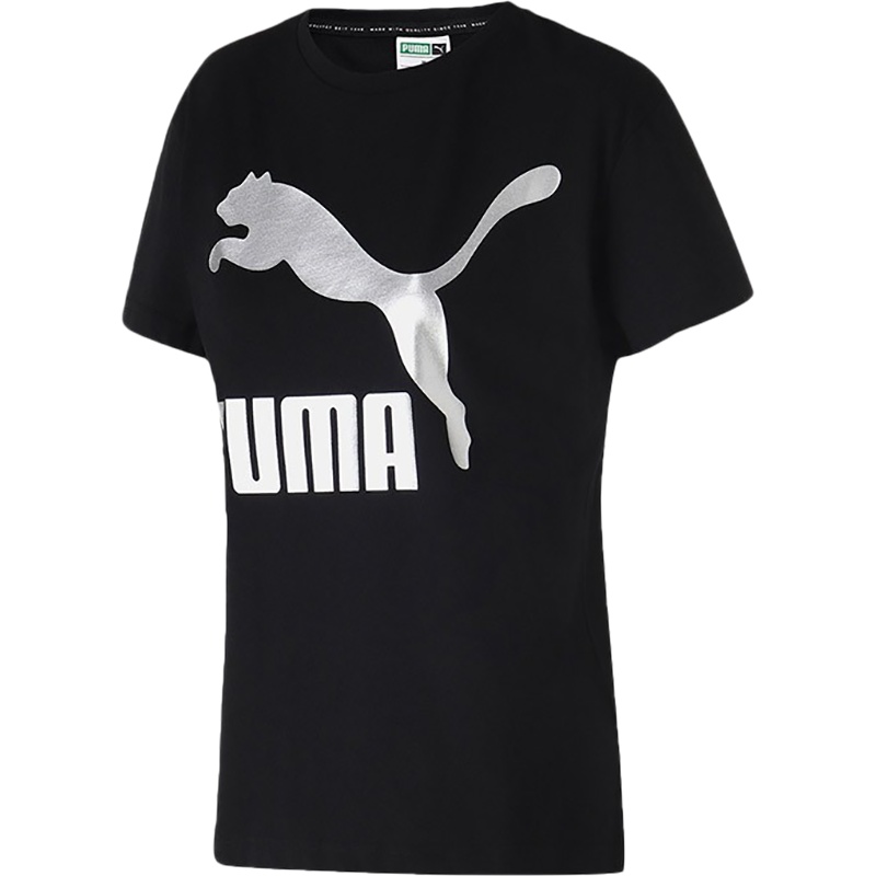 PUMA彪马 女子宽松圆领纯棉运动T恤579406