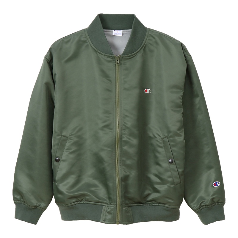 日版Champion冠军正品C8-P604缎面棒球服