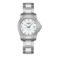 LONGINES浪琴康卡斯系列镶钻女士石英表L32580886