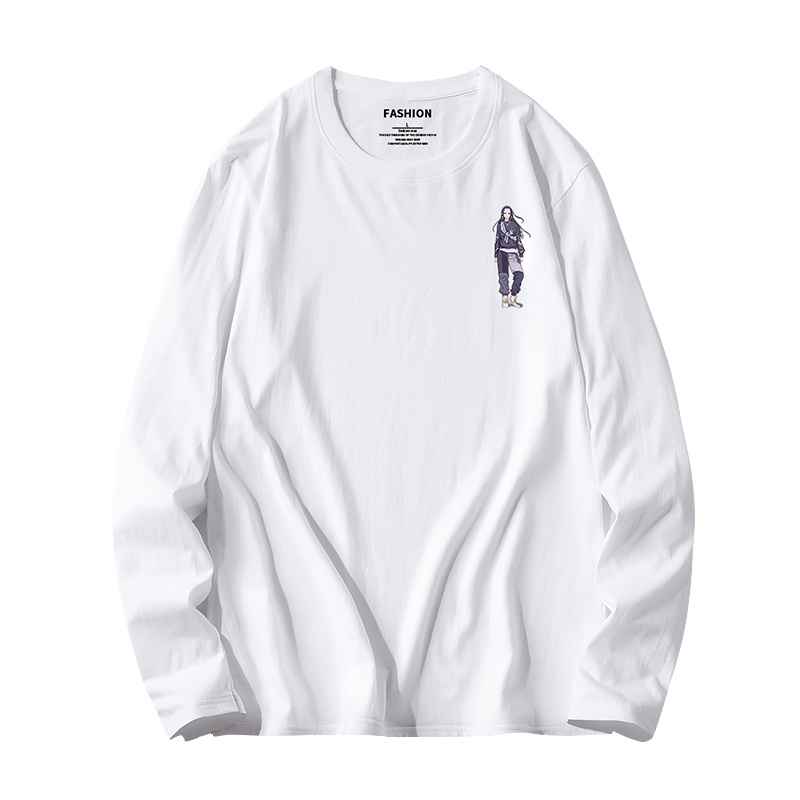 绅士空间2021夏季圆领短袖打底衫男大码印花棉上衣韩版青年宽松男士T恤男HL.3101