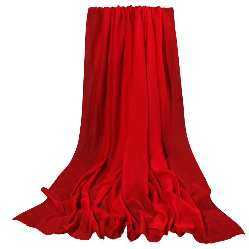 上海故事夏季棉麻围巾粉色亚麻丝巾女夏天轻薄纱巾 旅游拍照必备