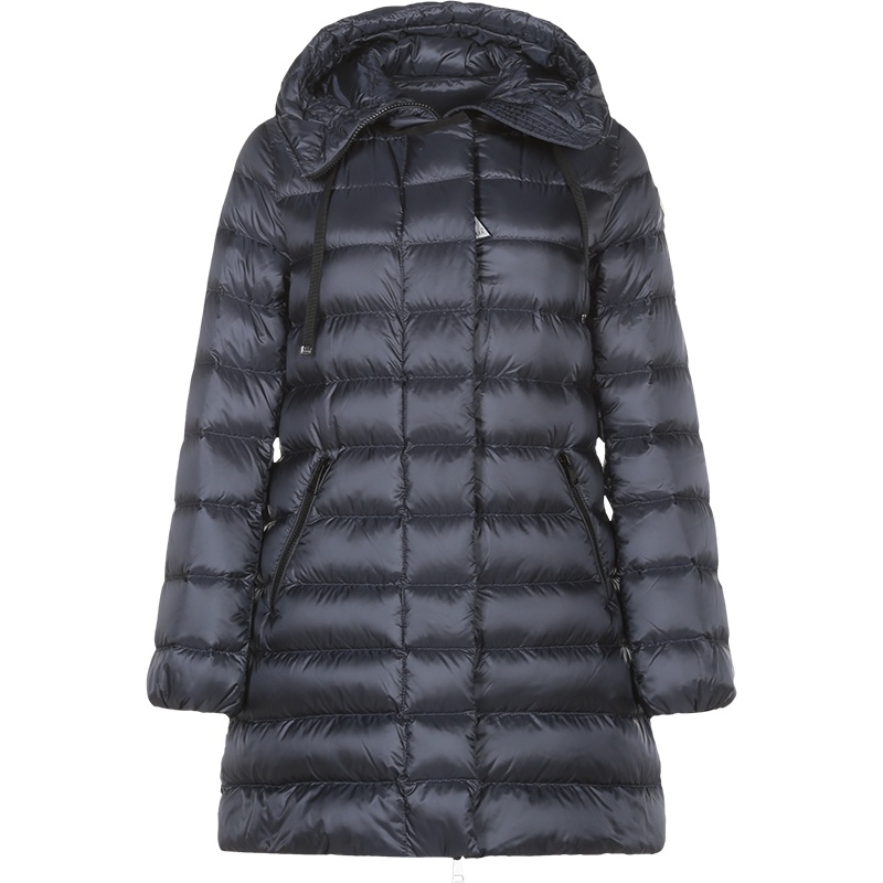 MONCLER 盟可睐 女士 聚酰胺纤维中长款鹅绒连帽羽绒服外套 1B55900 5396Q