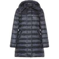 MONCLER 盟可睐 女士 聚酰胺纤维中长款鹅绒连帽羽绒服外套 1B55900 5396Q