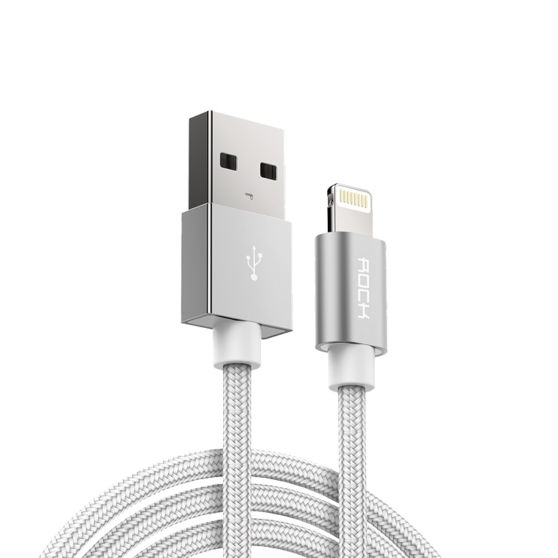 洛克(ROCK) MFi认证 苹果数据线 快充手机充电器线 支持iPhoneXS/max/XR/X/8P/7/iPad
