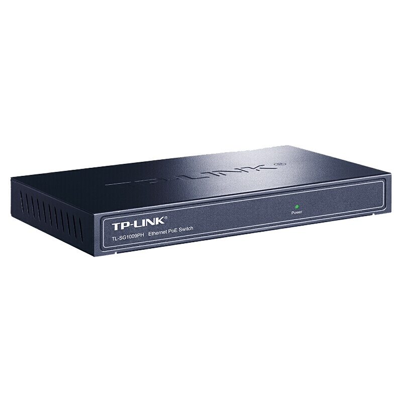 TP-LINK PoE交换机 TL-SG1009PH 9口千兆8口POE非网管 桌面式