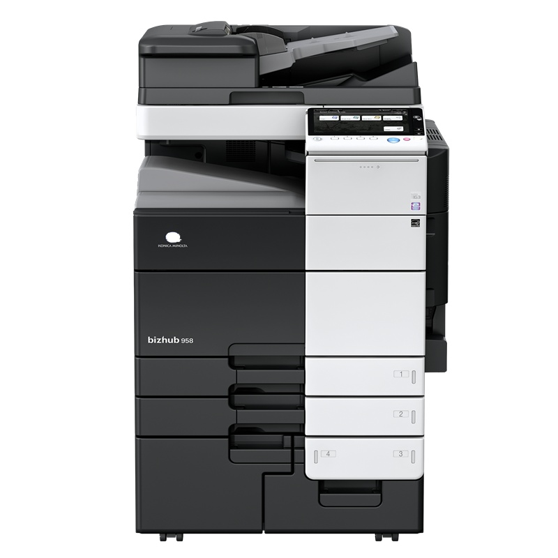 柯尼卡美能达Bizhub958 A3黑白多功能复合机 复印打印扫描一体机 四纸盒标配