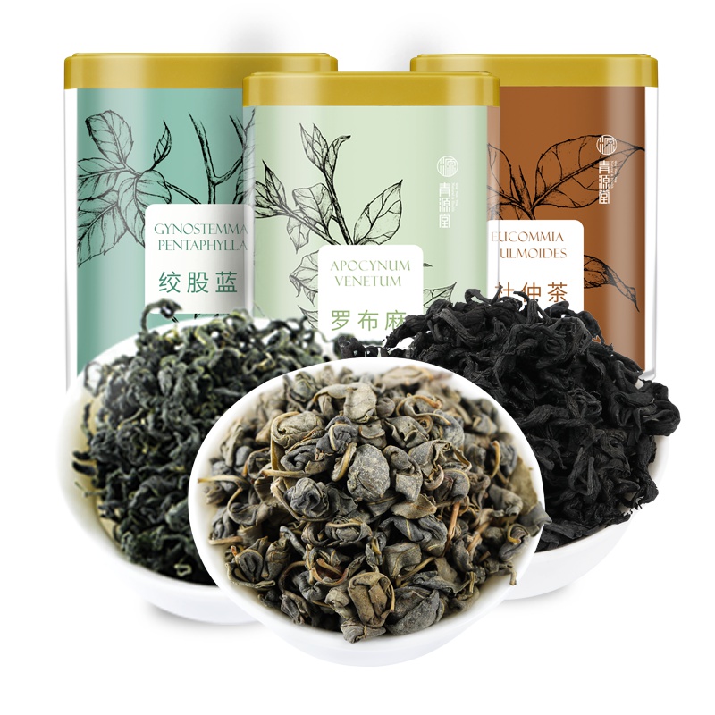 青源堂罗布麻60克 杜仲50克 绞股蓝60克 瓶装 花草茶 组合装170克 保健茶饮