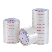 齐心JT6004-6 透明封箱宽胶带60mm*40y(36.6米)6卷/筒