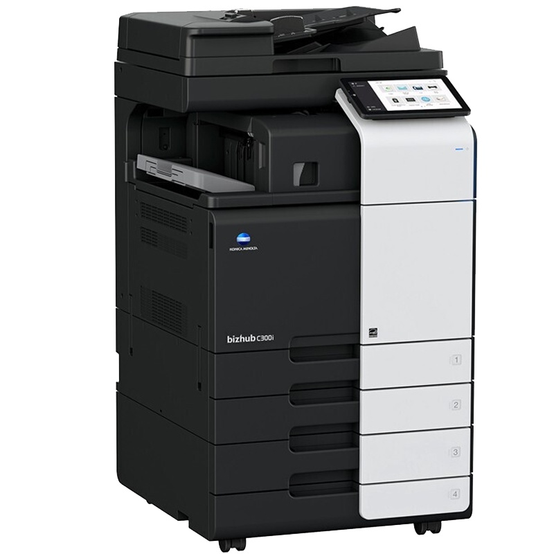 柯尼卡美能达C360i彩色A3复合机打印机一体机多功能柯美复印机办公商用 标配+自动输稿器+第三第四纸盒