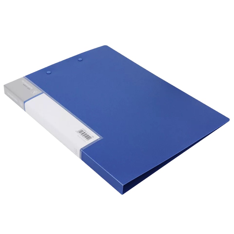 得力岩石纹长押夹+板夹文件夹(A4/蓝色/18mm/PP) 5419