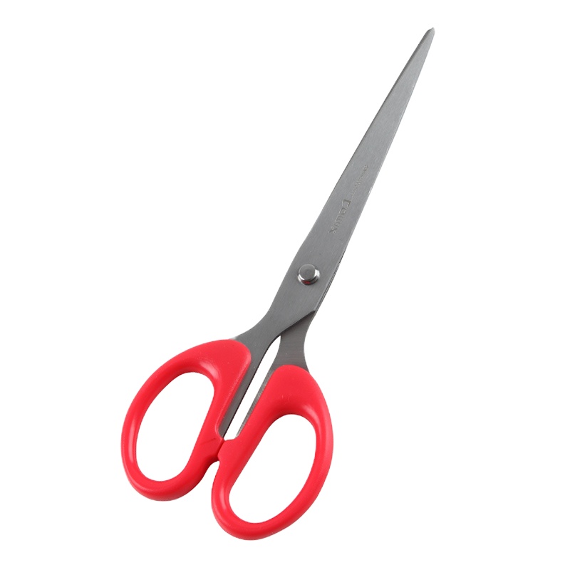 齐心B2716 办公剪刀裁纸不锈钢 180mm