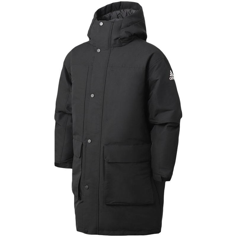 阿迪达斯男服羽绒服连帽保暖户外运动防风夹克外套GN9835