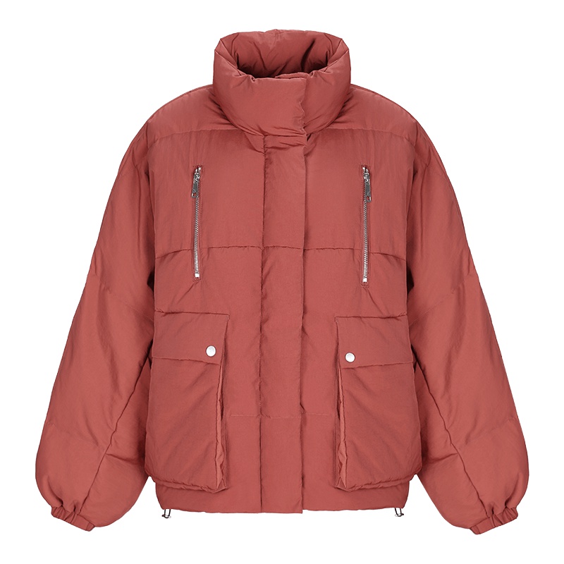 高梵(GOLDFARM)秋冬韩版女士羽绒服短款加厚面包服保暖宽松学生外套