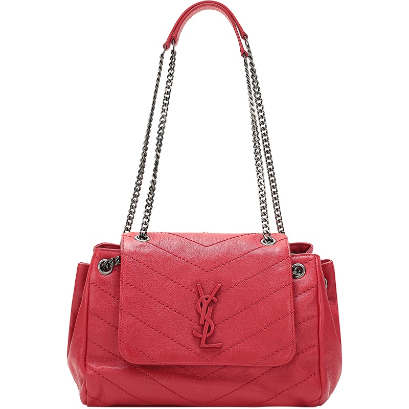 SAINT LAURENT 圣罗兰 女士羊皮仿古手提单肩包 554284 03W04
