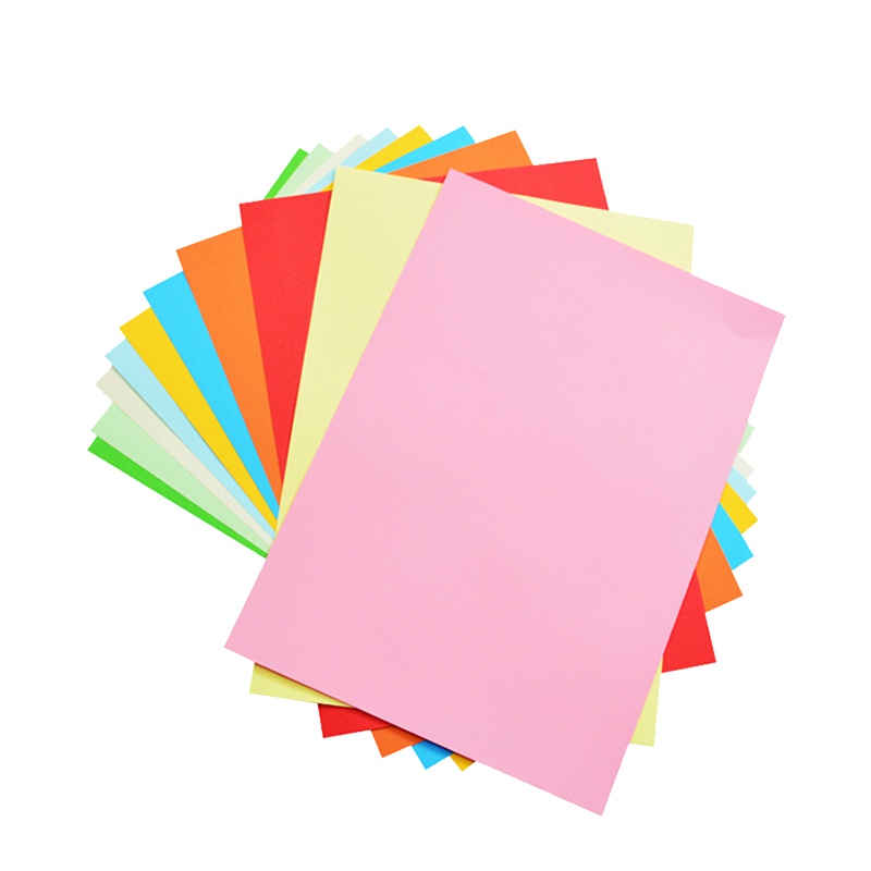海之欧A4粉红色彩色复印纸 文件复印纸分类纸广告纸封面纸