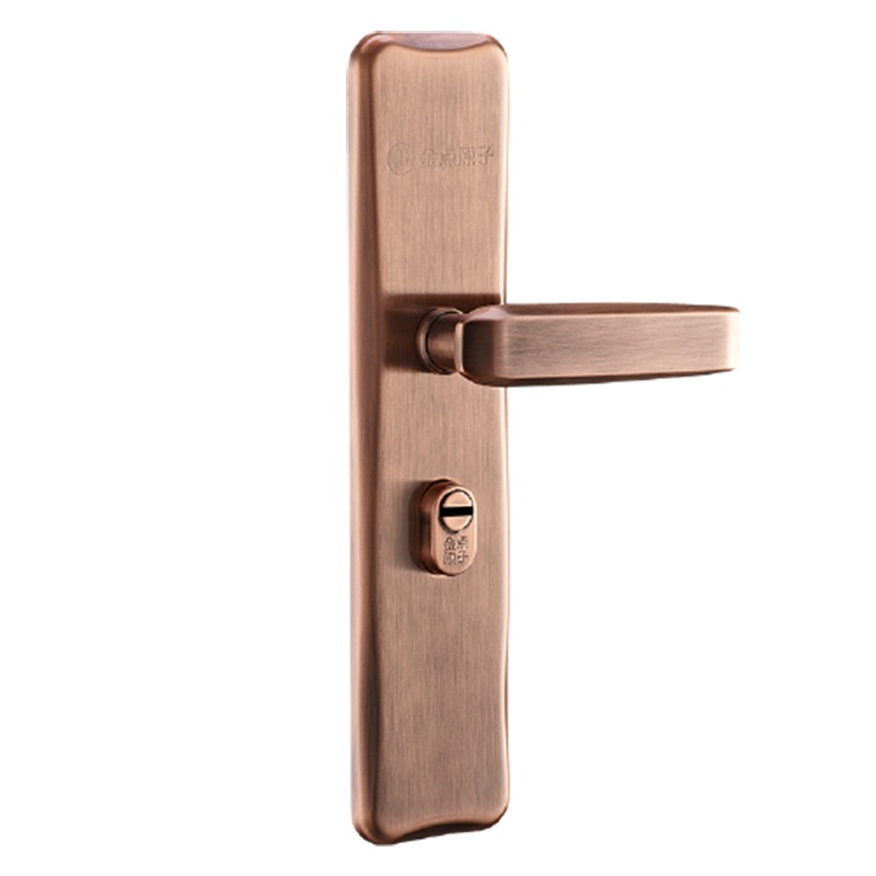 防盗门锁套装简约家用大门面板把手锁体