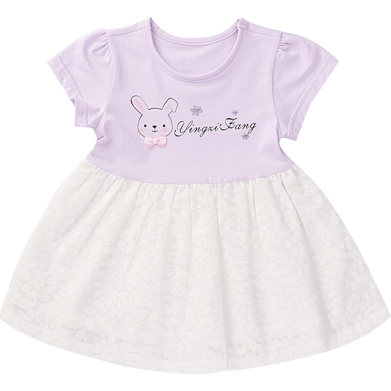 婴姿坊夏女童连衣裙女宝宝公主裙子