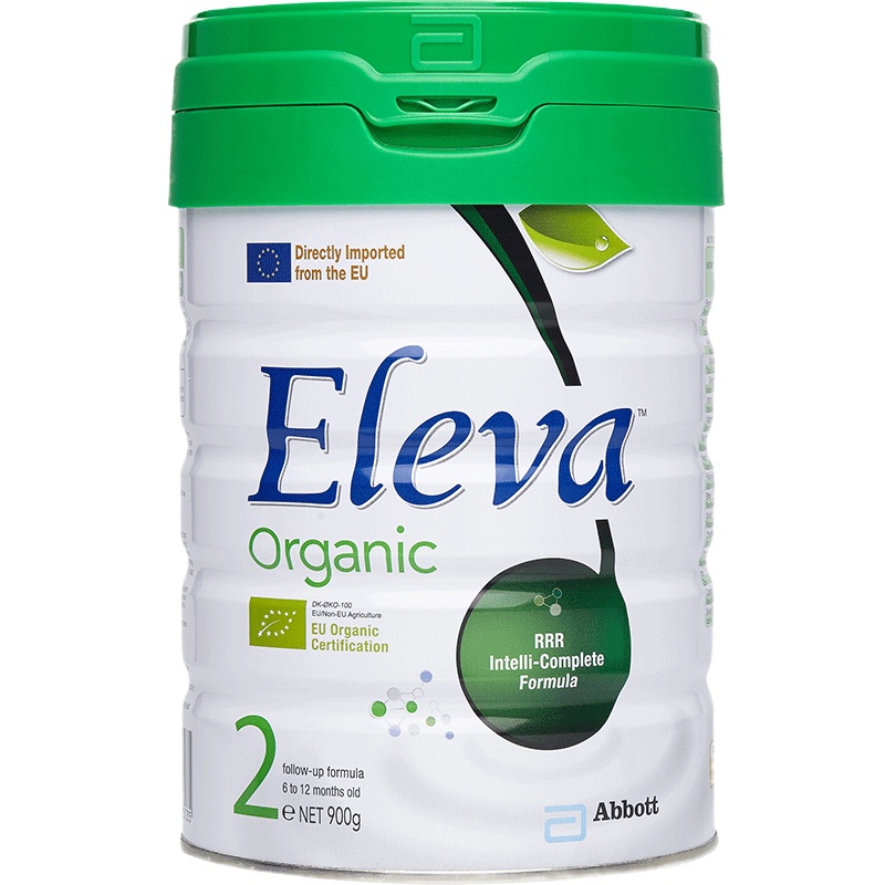 港版雅培菁智Abbott Eleva Organic 2段(6-12个月)婴儿奶粉 900g/罐