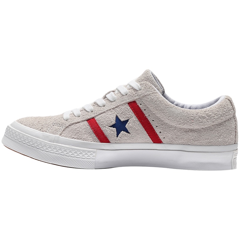 Converse男鞋女鞋板鞋One Star低帮翻毛皮休闲鞋164390C