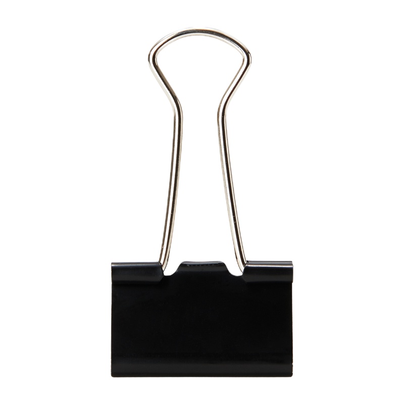 晨光(M&G)文具50mm黑色长尾夹 金属票据夹Eplus系列办公燕尾夹 ABS92732 JH