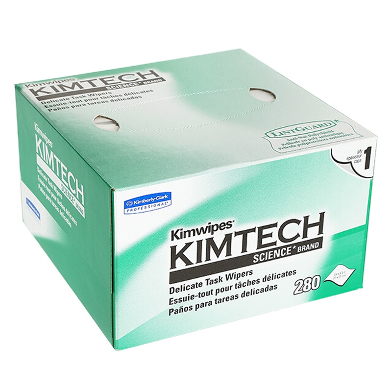 金佰利34155工业擦拭纸 11cm*21cm小号单层低尘擦拭纸原生木浆防静电 金特精密擦拭抽纸 280张/盒 1盒装