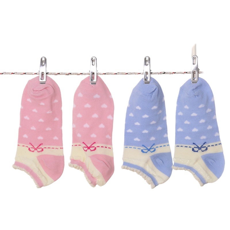 家柏饰(CORATED)不锈钢晒小夹子 凉床单衣服夹子防风晒衣夹子 晾衣夹小号