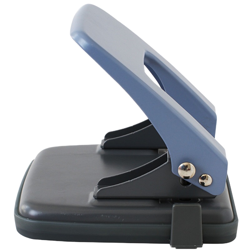 得力(0102)φ6mm可打20页两孔打孔器打孔机(带标尺) 中号混色