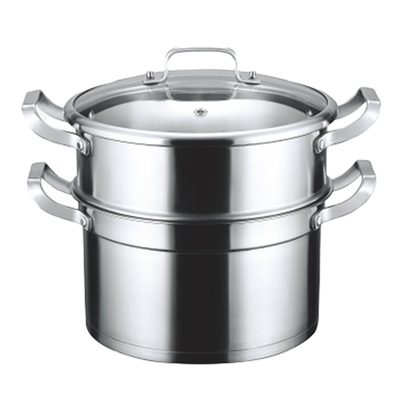 康巴赫 德式直身带柄蒸煮锅不锈钢24cmZTGZ24A1(单位:套)